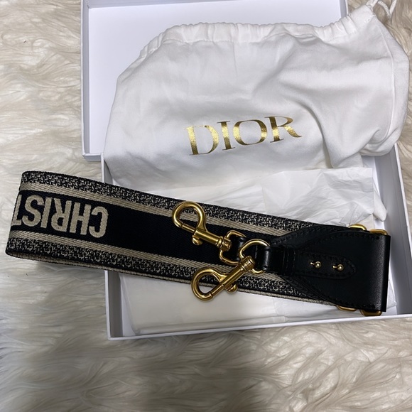 Christian Dior SHOULDER STRAP WITH RING blue color - Picture 8 of 9